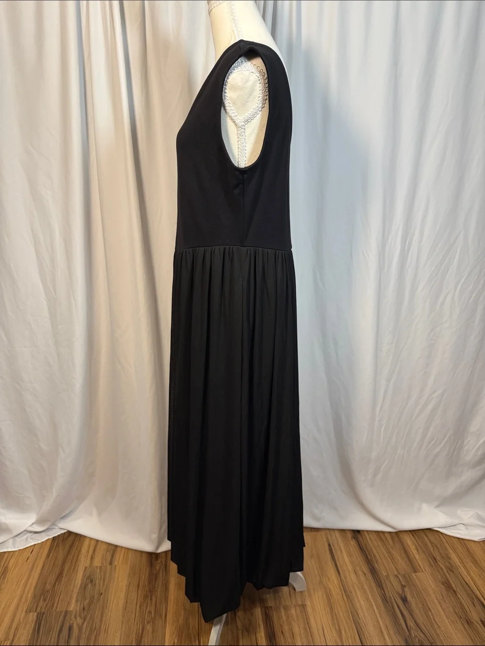 a new day Black Sleeveless Maxi Dress